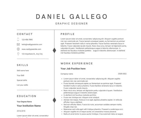 Graphic Designer Resumes