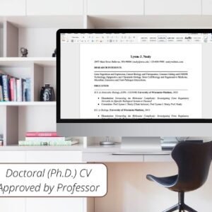 PhD Application CV Templates 1